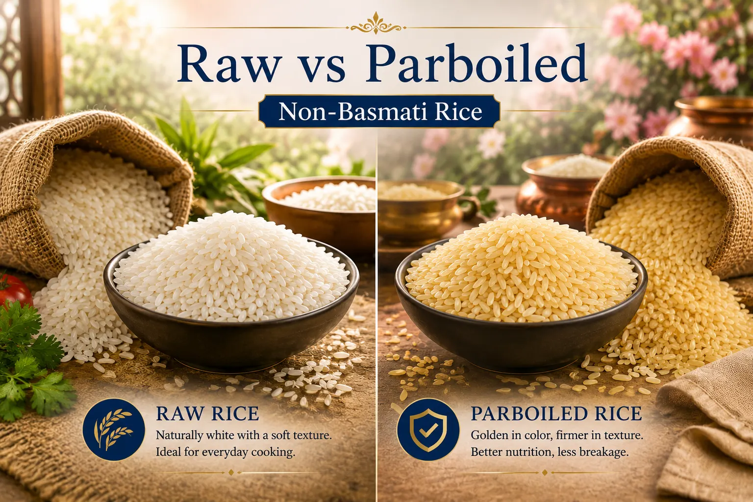 Raw vs Parboiled
